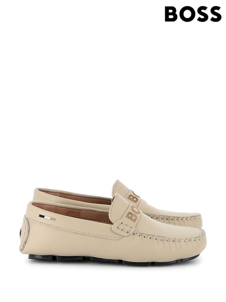 BOSS Natural Logo Moccasin Loafers (AY9430) | € 217