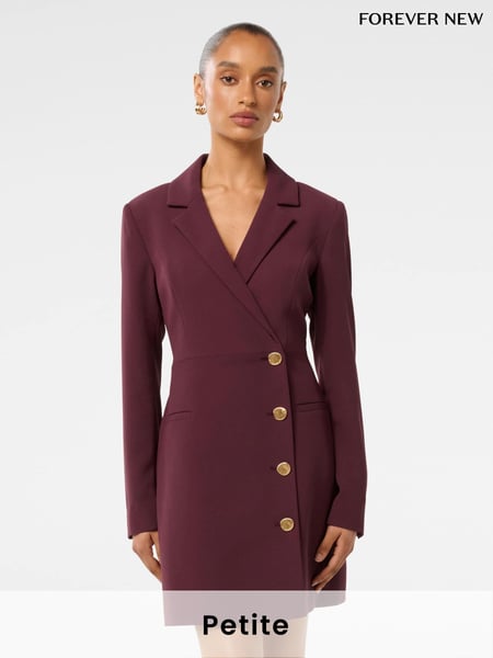 Forever New Purple Billie Petite Wrap Blazer Dress (AY9534) | € 70