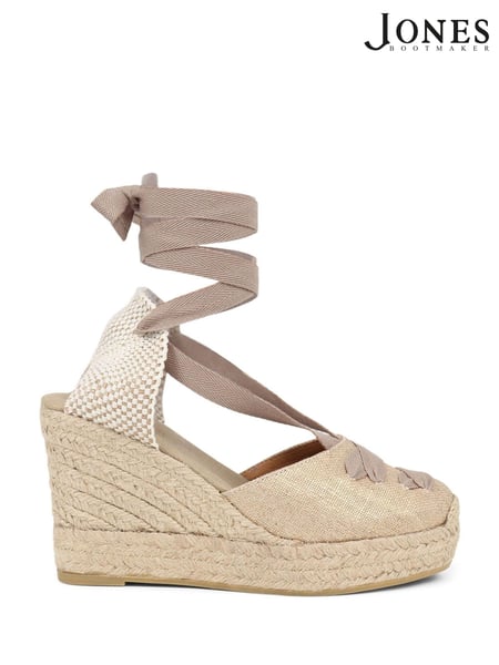Jones Bootmaker Rosabelle Lace Detail Espadrilles (B02226) | € 34