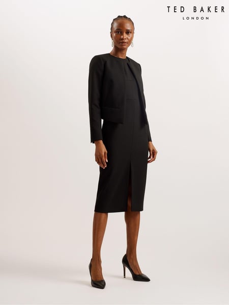 Ted Baker Black Manabuj Cropped Tailored Jacket (B02820) | € 60