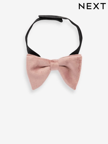Pink Velvet Bowtie (1-16yrs) (B10091) | € 2