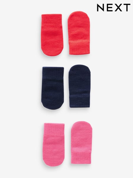 Navy,Pink & Purple Magic Mittens 3 Pack (3mths-6yrs) (B15853) | € 4