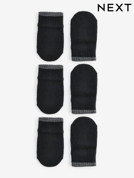 Black 3 Pair Magic Mittens Set (3mths-6yrs) (B16942) | € 7