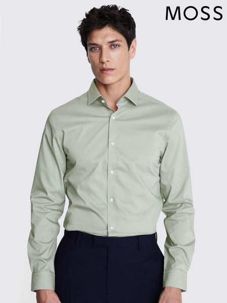 MOSS Green Slim Stretch Shirt (B20990) | € 55