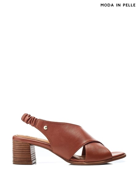 Moda in Pelle Prinia Cross-Over Low Block Elastic Sandals (B26092) | € 139