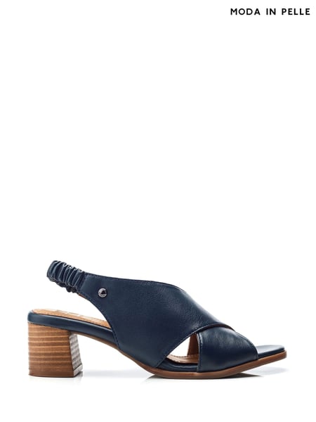 Moda in Pelle Prinia Cross-Over Low Block Elastic Sandals (B26536) | € 139