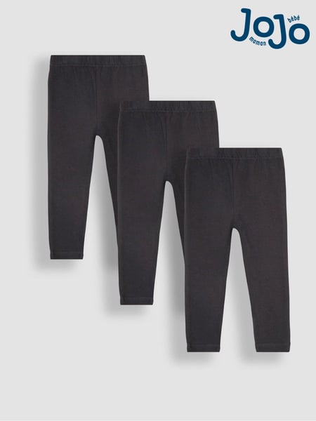 JoJo Maman Bébé Black 3- Pack Leggings (B27188) | € 34