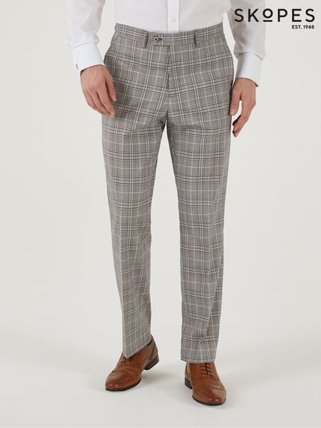 Skopes Natural Tailored Fit Whittington Check Suit: Trousers (B27511) | € 46