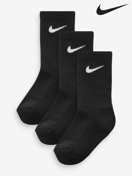 Nike Black Little Kids 3 Pack Socks (B28848) | € 12