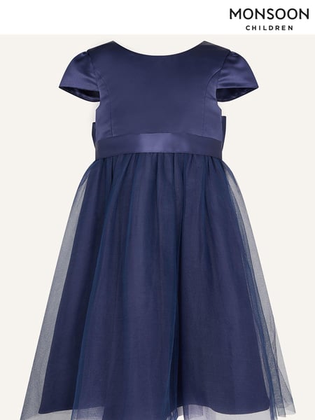 Monsoon Blue Tulle Bridesmaid Dress (B37354) | € 70 - € 86