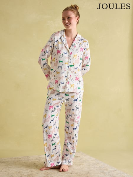 Joules Bonnie Satin Pyjama Set (B38737) | 61 €
