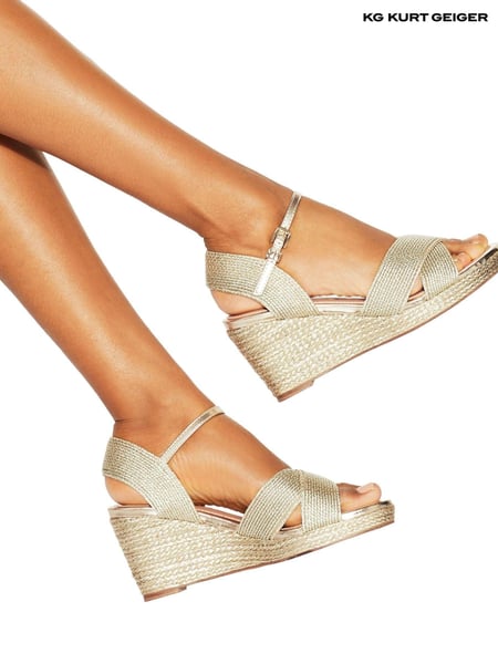 KG Kurt Geiger Gold Dreya Sandals (B40725) | € 123