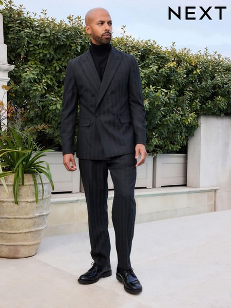 Black EDIT Stripe Suit Trousers (B42239) | € 13