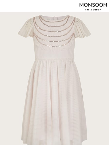 Monsoon Emma Sequin Ruffle Dress (B43927) | € 59 - € 66