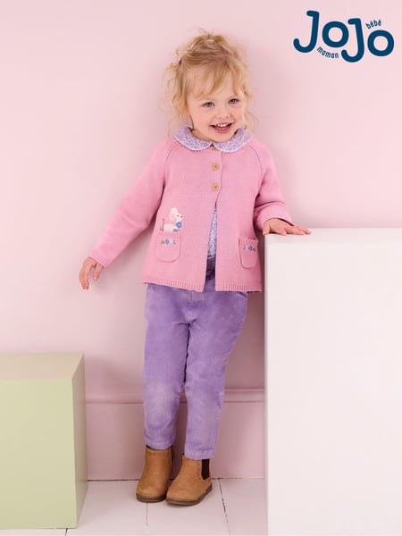 JoJo Maman Bébé Lilac Cord Trousers (B44756) | € 35