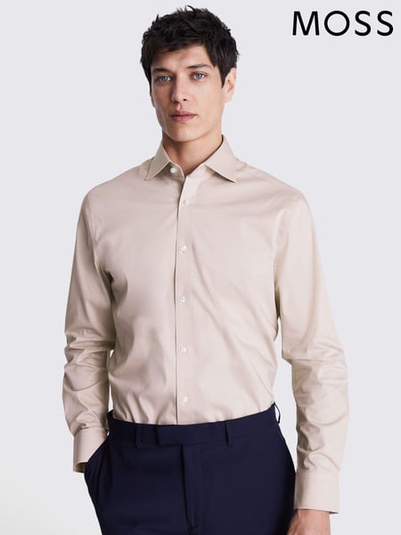MOSS peach Pink Tailored Stretch Shirt (B47325) | € 55