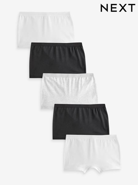 Black/White Boxer Short Briefs 5 Pack (2-16yrs) (B49792) | € 14 - € 23