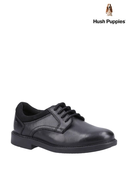Hush Puppies Senior Tommy Black Shoes (B49795) | € 39