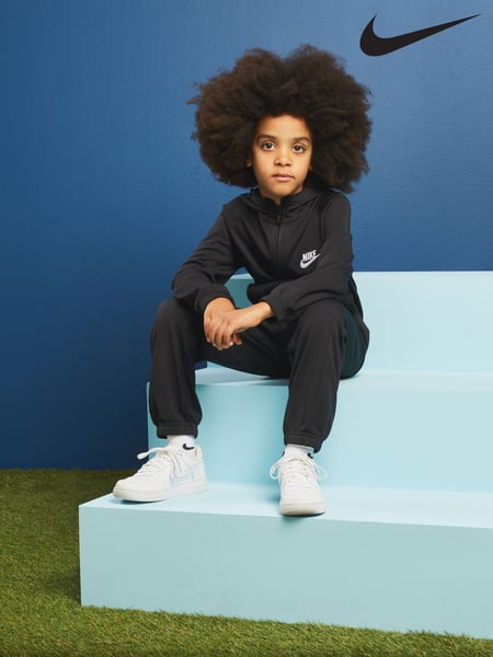 Nike Black Little Kids Lifestyle Essentials Poly Tracksuit (B51740) | € 70