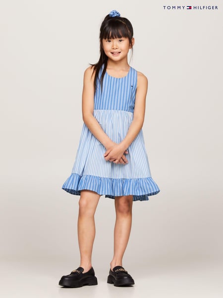 Tommy Hilfiger Blue Mixed Stripe Racerback Dress (B52303) | € 37 - € 44