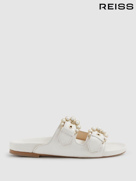 Leather Buckle Sliders (B54994) | € 445