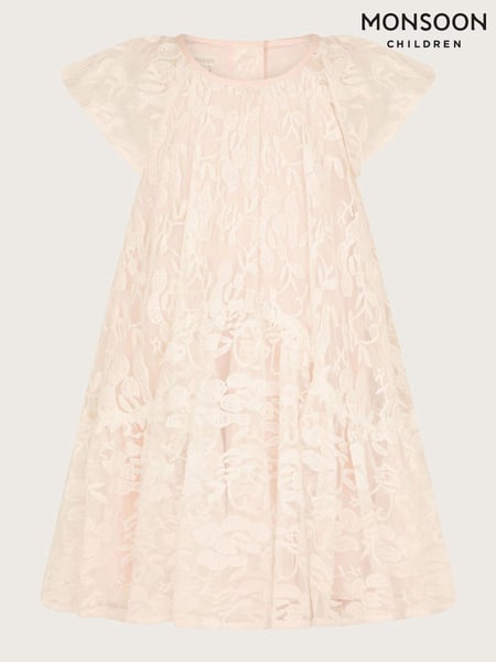 Monsoon Pink Baby Annette Lace Dress (B56251) | € 30