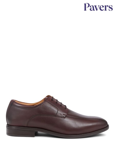 Pavers Smart Leather Lace-Up Brown Shoes (B63061) | € 94