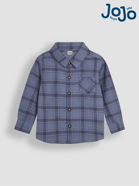 JoJo Maman Bébé Blue Check Shirt (B64070) | € 37