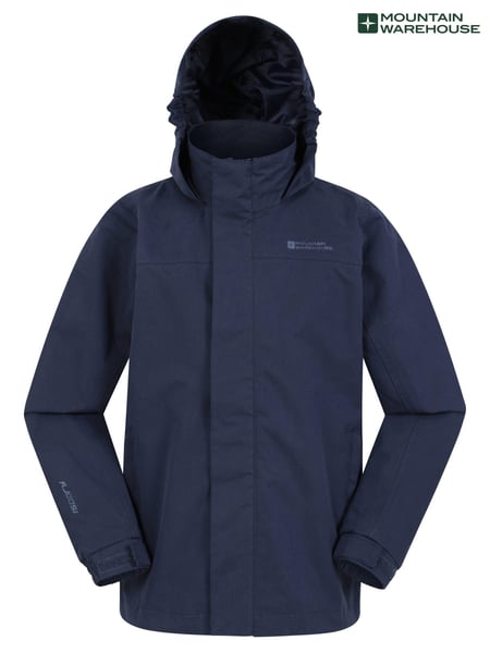 Blau - Mountain Warehouse Kids Solar Waterproof Jacket (B66057) | 50 €