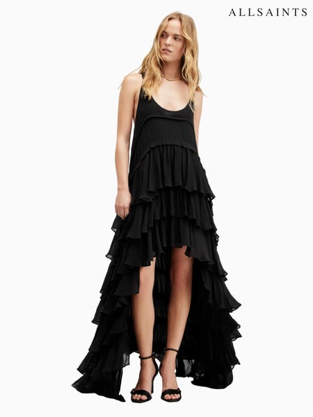 AllSaints Black Cavarly Maxi Dress (B66640) | € 310