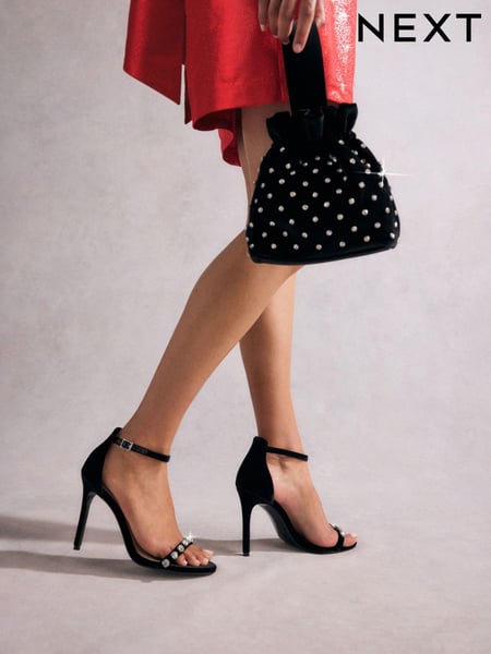 Black Tabitha Simmons Katie Jewelled Sandals (B66999) | € 34
