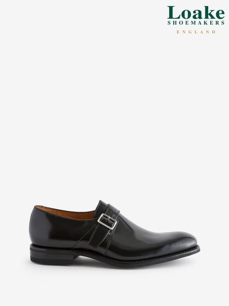 Loake Monk Black Shoes (B67406) | € 281