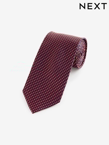 Rust Orange Silk Textured Tie (B68022) | € 14
