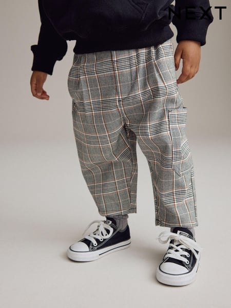 Grey/Stone Cosy Pull On Smart Trousers (3mths-7yrs) (B68266) | € 14 - € 16