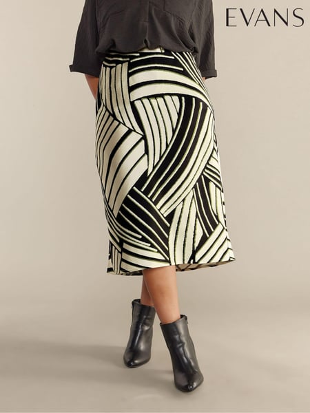 Evans Satin Bias Cut Skirt (B70599) | € 30