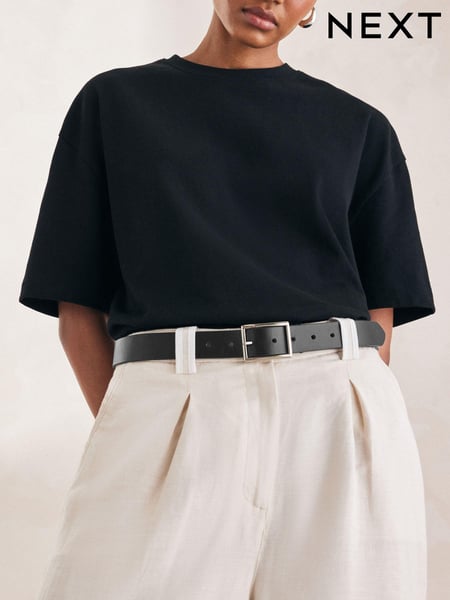 Black/Silver Regular Reversible Belt (B73474) | € 14