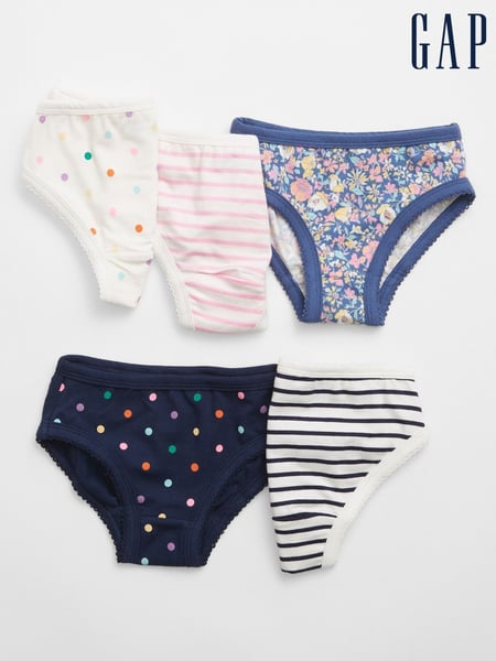 Gap White Print Briefs 5-Pack (B73930) | € 28