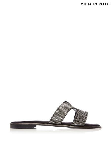 Moda in Pelle Ormay H-Strap Embellished Sliders (B74620) | € 139