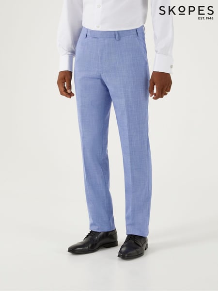 Skopes Sky Blue Tailored Fit Redding Suit: Trousers (B78753) | € 92