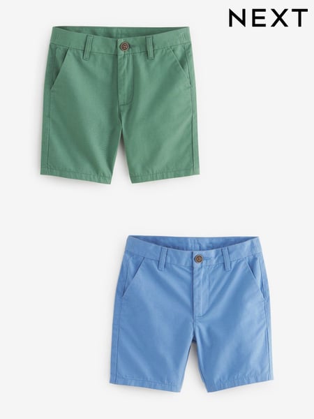 Blue/Green Chino Shorts 2 Pack (3-16yrs) (B78775) | € 21 - € 35