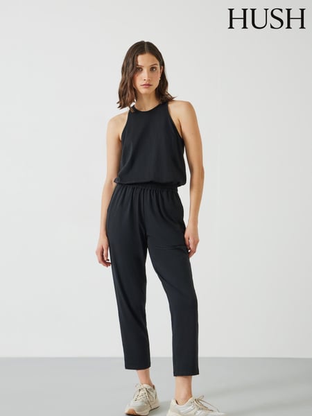 Hush Black Racer Back Jersey Jumpsuit (B81753) | € 117