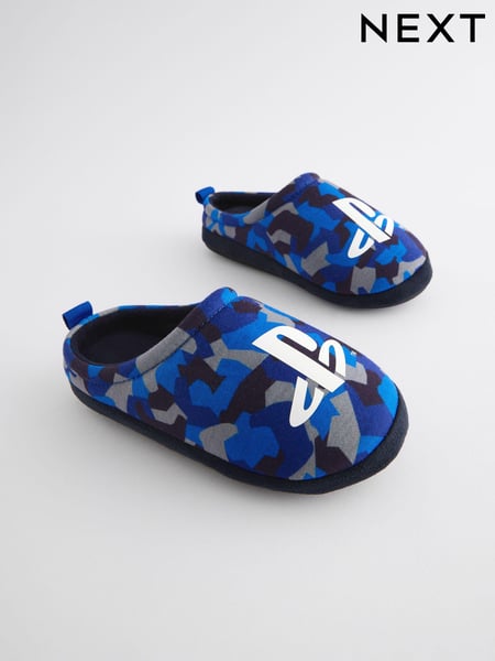 Blue Camo Play Station Slipper Mules (B83219) | € 16 - € 18