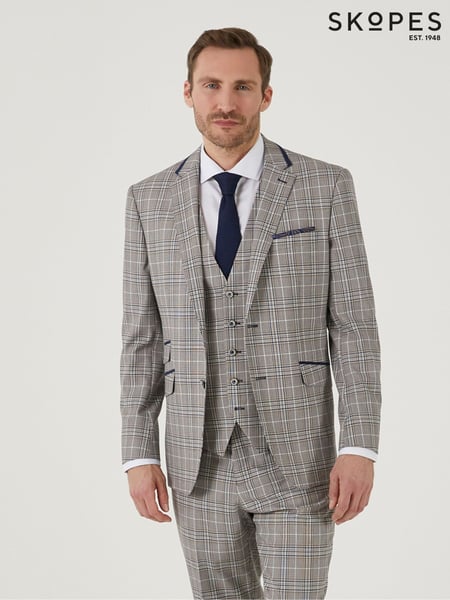 Skopes Natural Tailored Fit Whittington Check Suit (B83849) | € 86