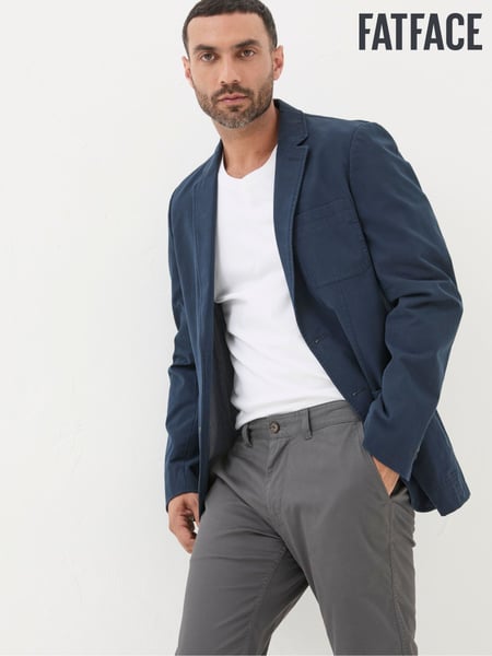 FatFace Chilworth Blue Cotton Blazer (B84118) | € 154