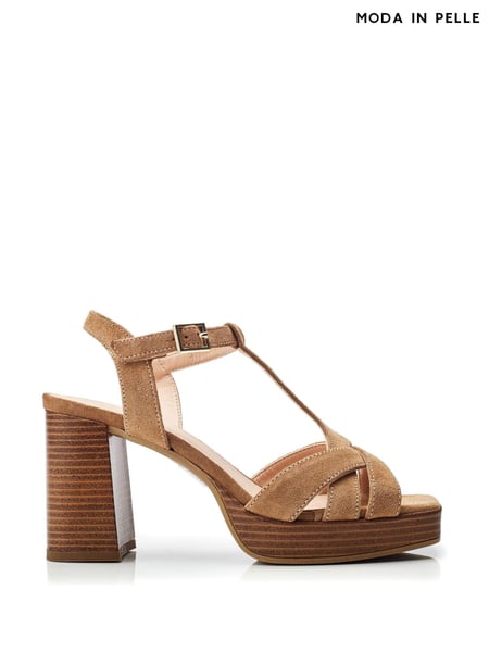 Moda in Pelle Quinnie Flexi Stack Platform Sandals (B88088) | € 85