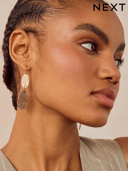 Gold Tone Cutout Earrings (B91064) | € 15