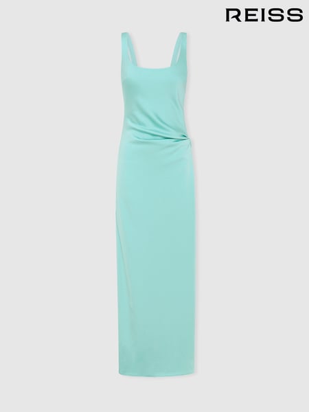 Anna Quan Satin Side Split Maxi Dress (B93304) | € 1.045
