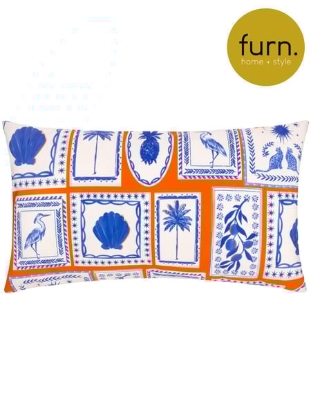Furn Frieze Abstract Outdoor Cushion (B95150) | 23 €