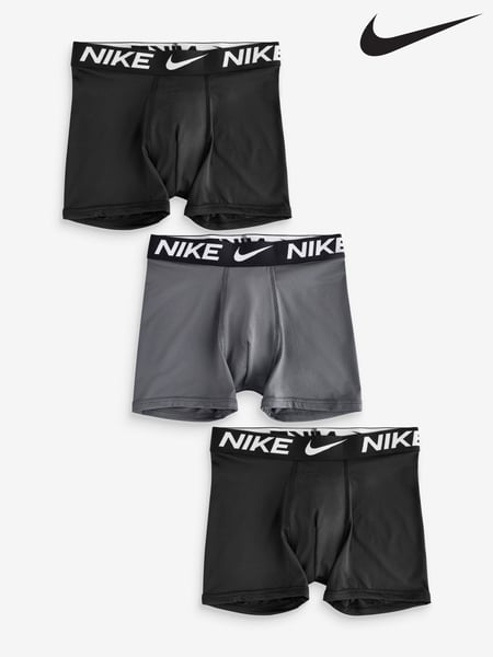 Nike Black/Grey Essential Micro Boxer Briefs 3 Pack (B98442) | € 37