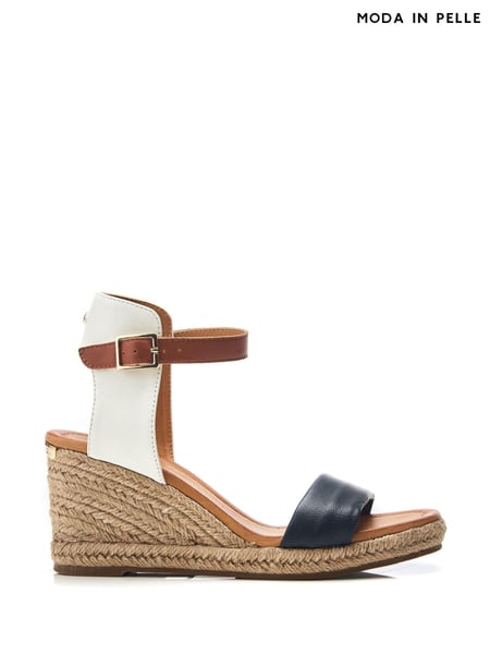 Moda in Pelle Phyllis Square Toe Two Strap Wedge Sandals (B98542) | € 139